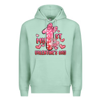Seafoam my first valentines day Premium Hoodie - MaliasSmallBusiness