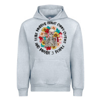 Heather Grey i like murder shows comfy clothes and like 3 peopl Urban Hoodie - MaliasSmallBusiness
