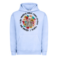 Pigment Grape Ice i like murder shows comfy clothes and like 3 peopl Urban Hoodie - MaliasSmallBusiness
