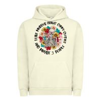 Pigment Pistachio i like murder shows comfy clothes and like 3 peopl Urban Hoodie - MaliasSmallBusiness