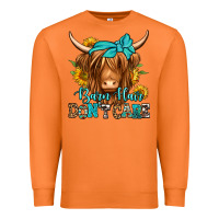 Carrot barn hair don't care long haired cow Premium Sweatshirt - Jasminsmagicworld