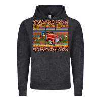 Vintage Black truck sunflower leopard Vintage Hoodie - AdoDesignShop