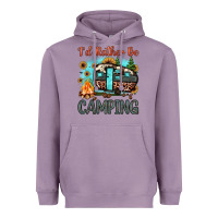 Lavender i'd rather be camping Heavyweight Hoodie - JahusDesignShop