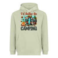 Matcha i'd rather be camping Heavyweight Hoodie - JahusDesignShop
