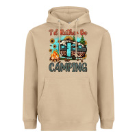 Mushroom i'd rather be camping Heavyweight Hoodie - JahusDesignShop