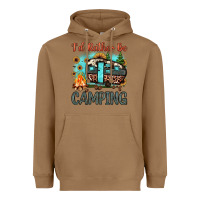 Toasted Coconut i'd rather be camping Heavyweight Hoodie - JahusDesignShop