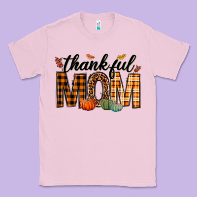 Thankful Mom Classic Tee Designed By Texasbilliewilder