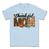 Dusty Blue thankful mom Classic Tee - texasbilliewilder