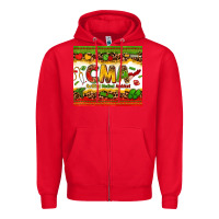 Red certified medical assistant juneteenth Zipper Hoodie - Zillion Design Studio