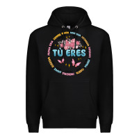 Black tu eres inspiration Premium Hoodie - MaliasSmallBusiness