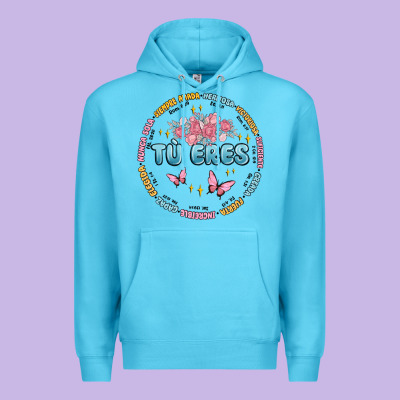 Tu Eres Inspiration Premium Hoodie Designed By Maliassmallbusiness