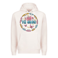 Pale Pink tu eres inspiration Premium Hoodie - MaliasSmallBusiness