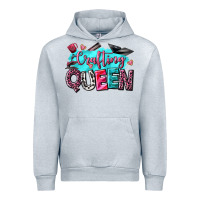 Heather Grey crafting queen Urban Hoodie - NancyCooperArtShop