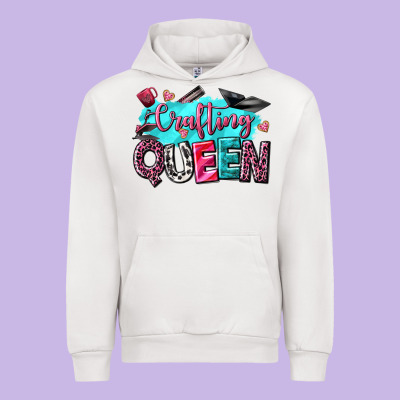 Crafting Queen Urban Hoodie Designed By Nancycooperartshop