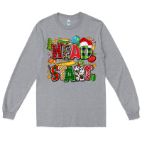 Heather Grey head start christmas Long Sleeve Tee - Zillion Design Studio