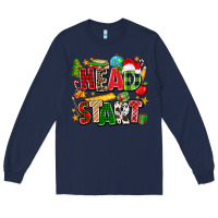 Navy head start christmas Long Sleeve Tee - Zillion Design Studio