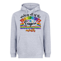 Heather Grey wishing all of the transphobes uncomfortable month Heavyweight Hoodie - Artiststas