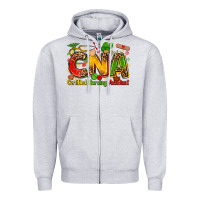 Heather Grey Certified nursing assistant juneteenth Zipper Hoodie - Zillion Design Studio