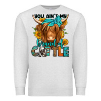 Oatmeal Heather you ain't my brand of cattle longhaired cow Premium Sweatshirt - Jasminsmagicworld