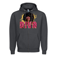 Smoke Diva juneteenth Zipper Hoodie - Zillion Design Studio