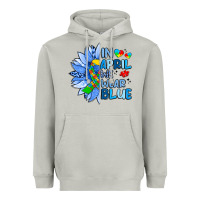 Moon Dust in april we wear blue sunflower Heavyweight Hoodie - Artiststas