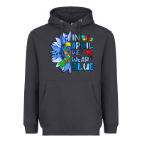 Smoke in april we wear blue sunflower Heavyweight Hoodie - Artiststas
