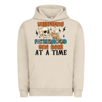 Pigment French Oak surviving fatherhood one beer at a time Urban Hoodie - MaliasSmallBusiness