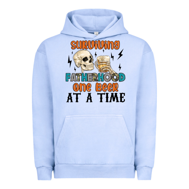 Surviving Fatherhood One Beer At A Time Urban Hoodie by MaliasSmallBusiness | Teevron
