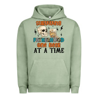 Pigment Oil Green surviving fatherhood one beer at a time Urban Hoodie - MaliasSmallBusiness