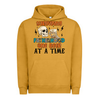 Pigment Peanut Butter surviving fatherhood one beer at a time Urban Hoodie - MaliasSmallBusiness