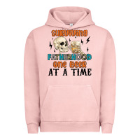 Pigment Salmon surviving fatherhood one beer at a time Urban Hoodie - MaliasSmallBusiness