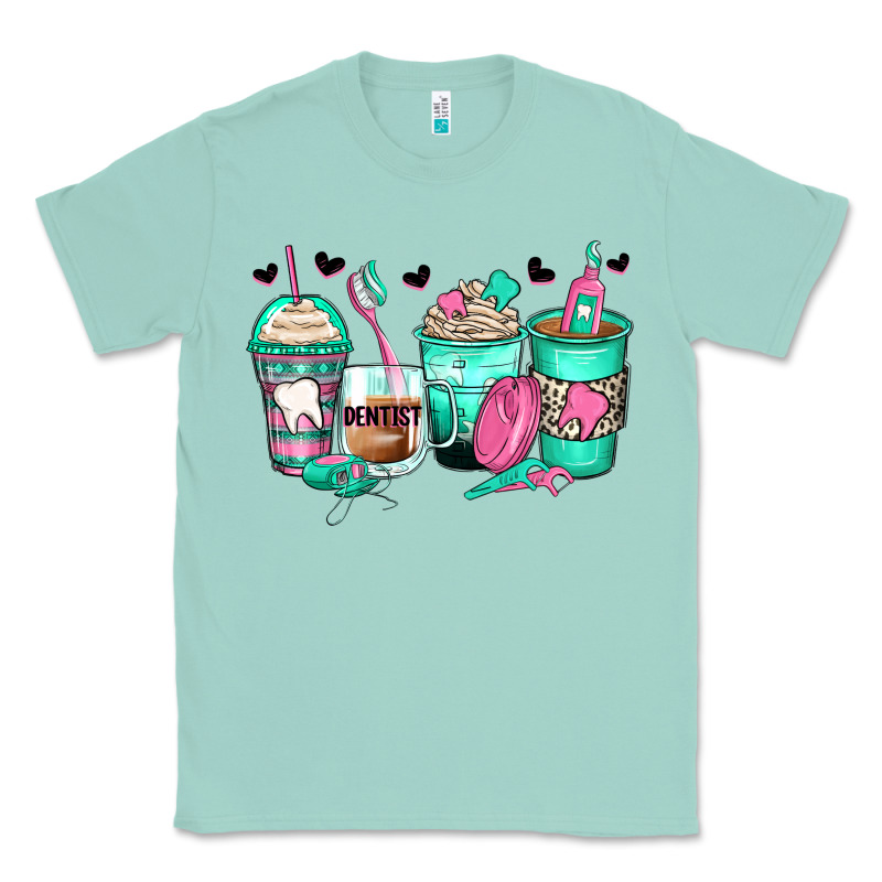Dentist Coffee Cups Classic Tee by Zillion Design Studio | Teevron