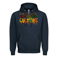 Navy Do it for the culture juneteenth Zipper Hoodie - Zillion Design Studio