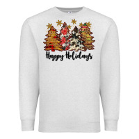 Oatmeal Heather happy holidays Premium Sweatshirt - JahusDesignShop