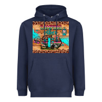 Navy camping vibes Heavyweight Hoodie - JahusDesignShop
