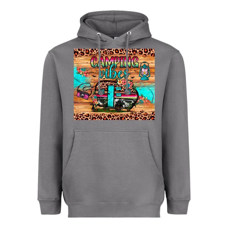Camping Vibes Heavyweight Hoodie by JahusDesignShop | Teevron