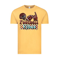 Vintage Mustard football vibes Vintage Tee - BarkalooDesign