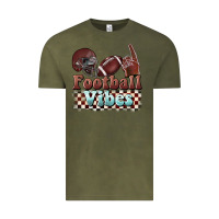 Vintage Olive football vibes Vintage Tee - BarkalooDesign