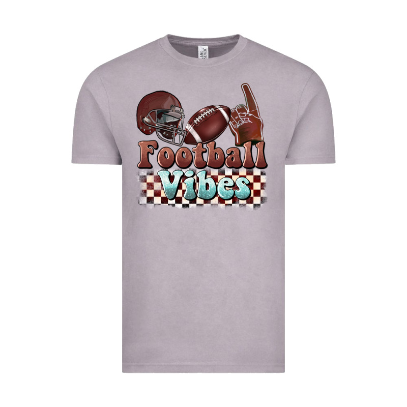 Football Vibes Vintage Tee by BarkalooDesign | Teevron