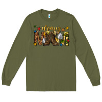Army Green army mom Long Sleeve Tee - texasbilliewilder