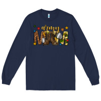Navy army mom Long Sleeve Tee - texasbilliewilder