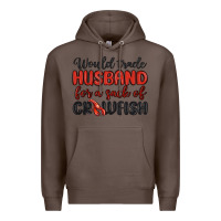 Coffee would trade husband for a sack of crawfish Premium Hoodie - MaliasSmallBusiness