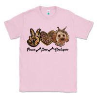 Bubblegum Pink peace love cockapoo Classic Tee - RanaPortraitStore