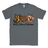 Charcoal Heather peace love cockapoo Classic Tee - RanaPortraitStore