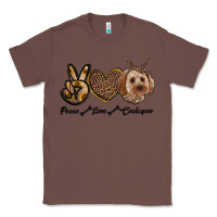 Chestnut peace love cockapoo Classic Tee - RanaPortraitStore