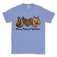 Colony Blue peace love cockapoo Classic Tee - RanaPortraitStore