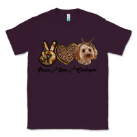 Plum peace love cockapoo Classic Tee - RanaPortraitStore