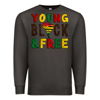 Smoke young black and free Premium Sweatshirt - Artiststas