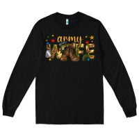 Black army wife western Long Sleeve Tee - texasbilliewilder