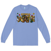 Colony Blue army wife western Long Sleeve Tee - texasbilliewilder